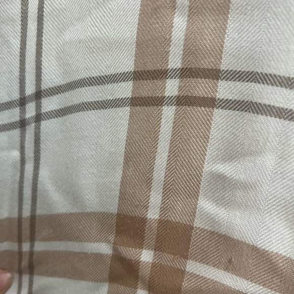 Asymmetrical plaid button down shirt. - Picture 2 of 2